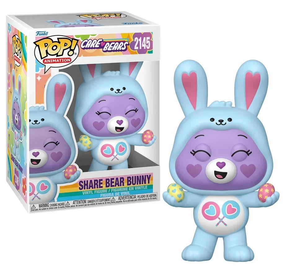 Care Bears Spring POP! TV Vinyl Figure Share Bunny 9cm